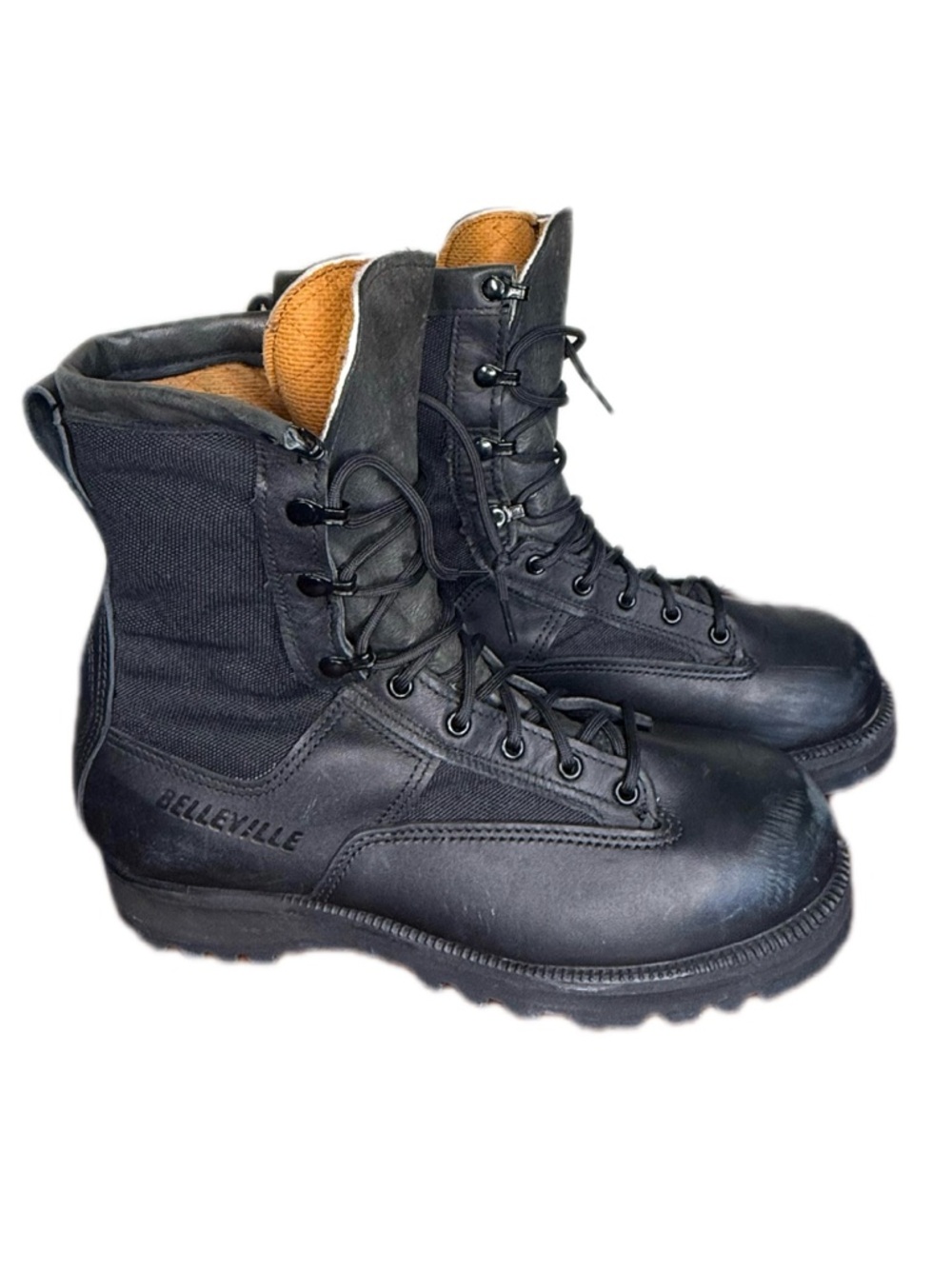 Belleville Men’s 9 (women 10/11) 700 Model Black  Leather Tactical Lace-Up Boots